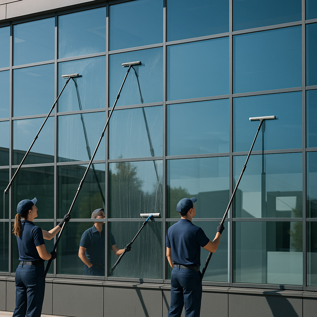 Nettoyage de vitres et façades en urgence